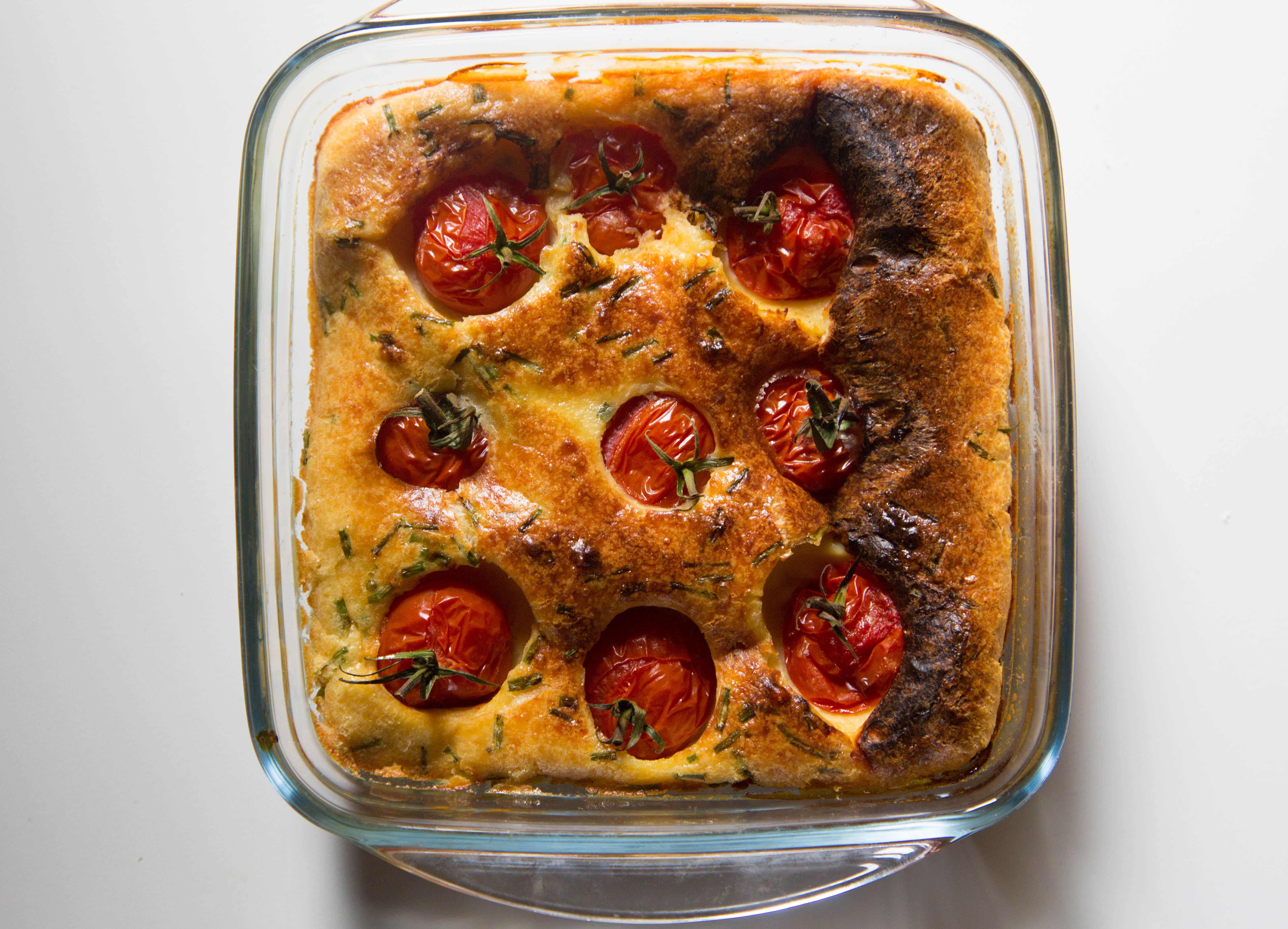 Recette Clafoutis Aux Tomates Cerise Et Ch Vre