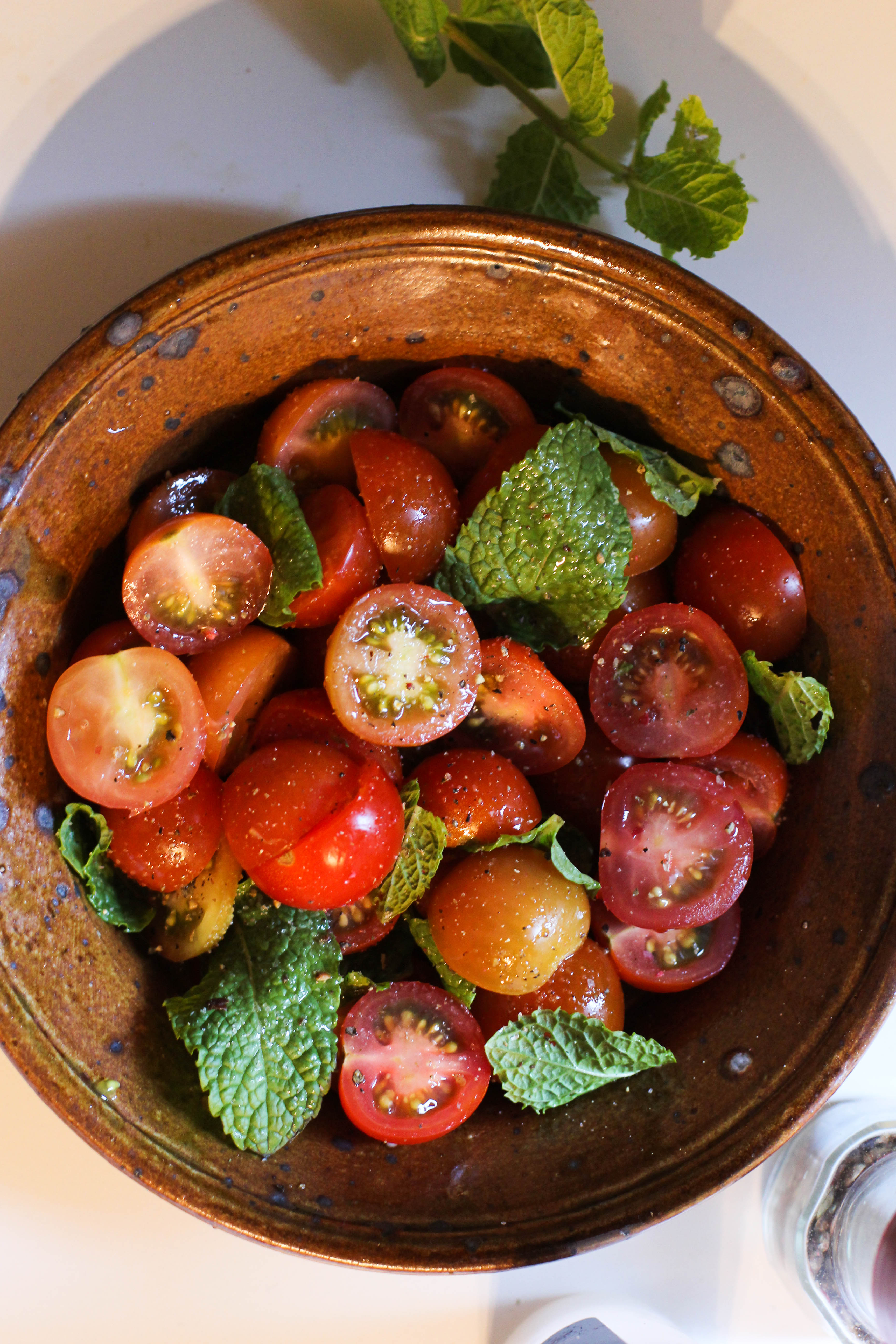 Recette : Tomates Cerises à La Menthe